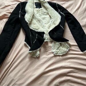 Black & Cream Women's Jacket
